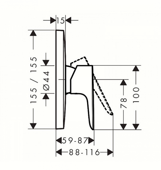    Hansgrohe Talis E 71765700