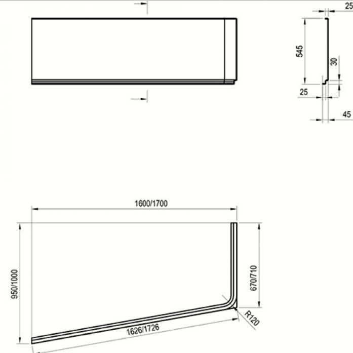     Ravak 10  170 R CZ82100A00