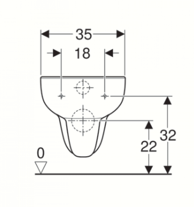    Geberit Geberit Smyle 500.210.01.1