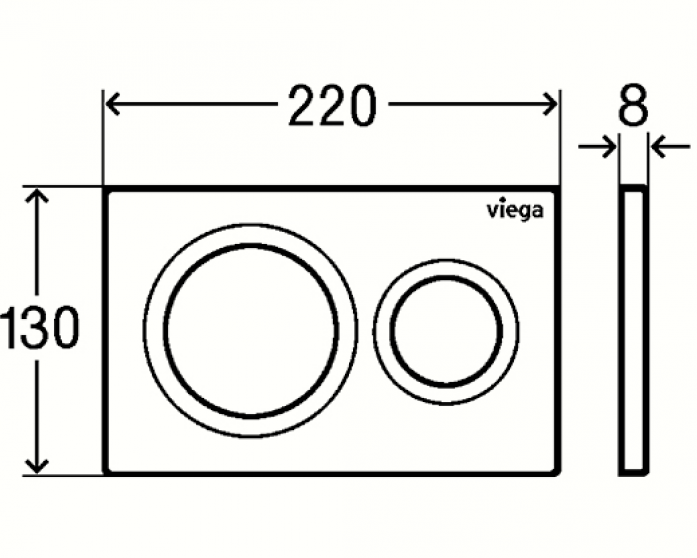   Viega Prevista Visign for Style 20 773779