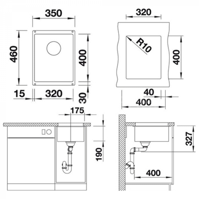   Blanco Subline 320-U  523415