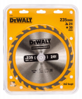 Пильный диск по дереву DeWalt Ф235/30 24 ATB +5°DT1954-QZ