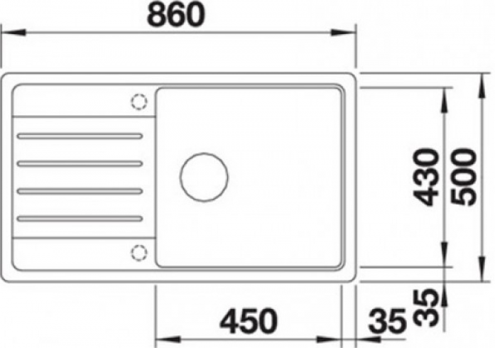   Blanco Legra XL 6S  523326