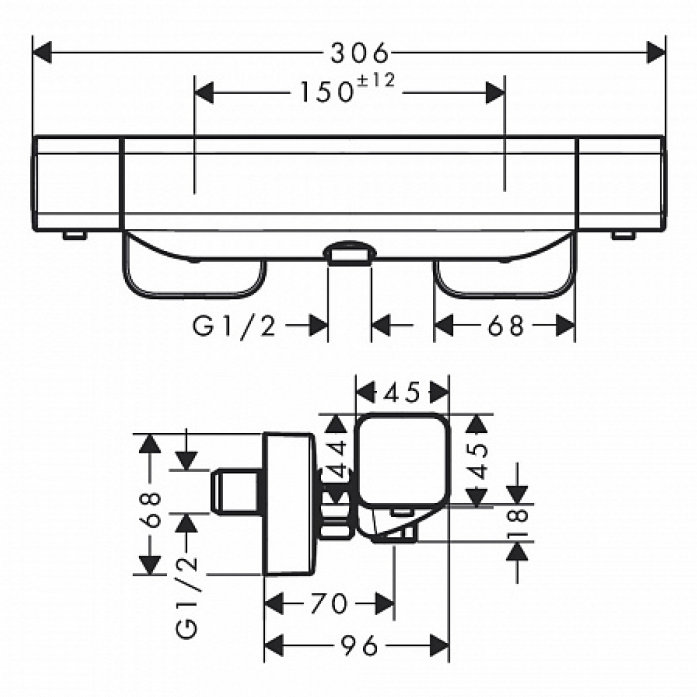    Hansgrohe Ecostat E 15773000