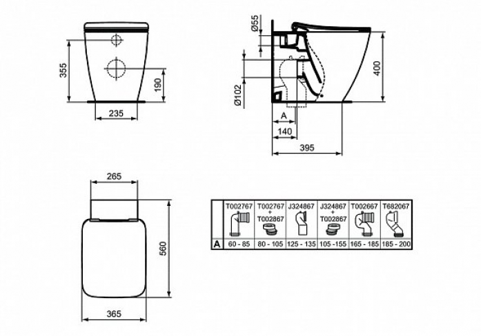    Ideal Standard Strada II T359801