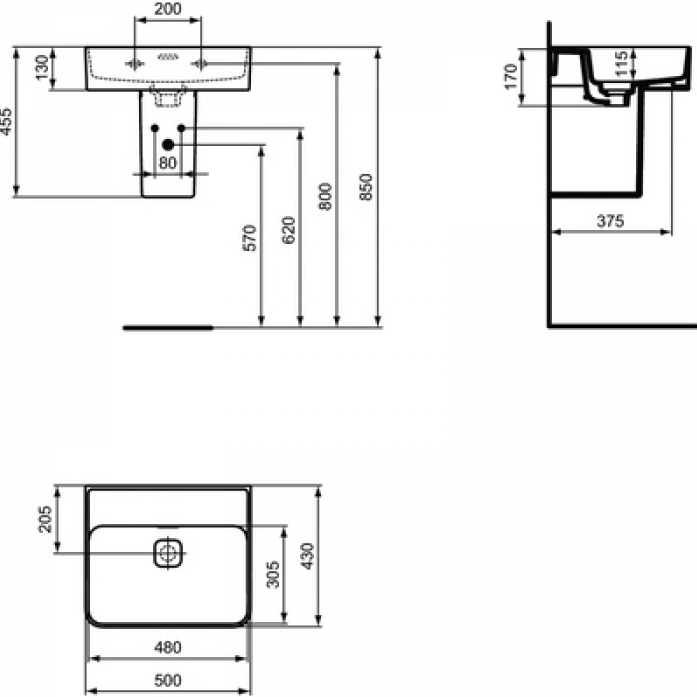  Ideal Standard Strada II 50 T363701