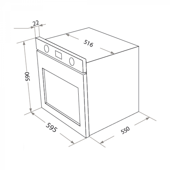    Homsair OES657WH