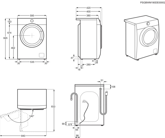   Electrolux EW6S3R26SI