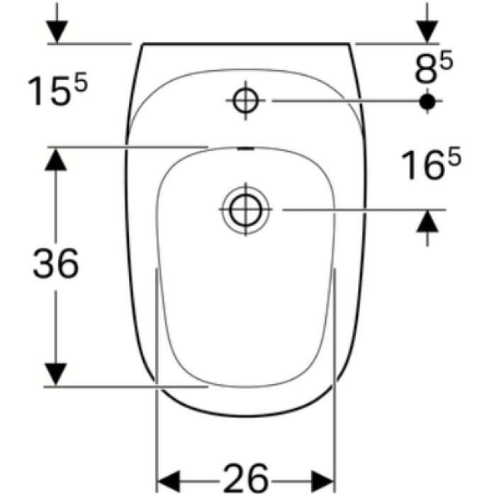   Geberit Citterio 500.539.01.1