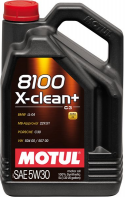   MOTUL 8100 X-clean + SAE 5w30 4*5 109535