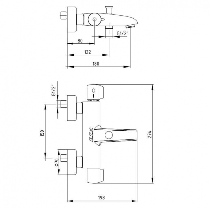   E.C.A. Thermostatic 102102340EX