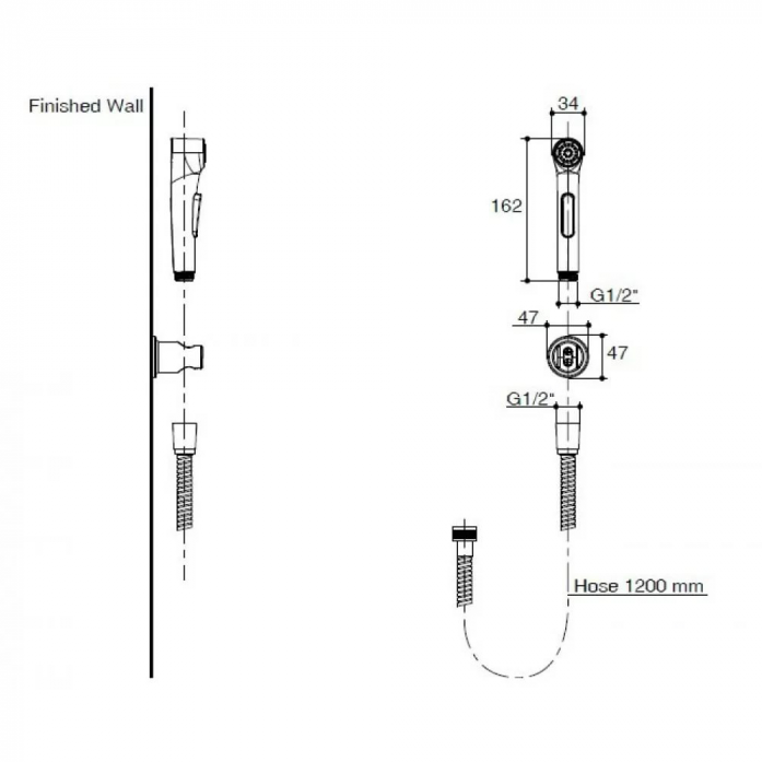   Jacob Delafon Elate E97258-CP 120 