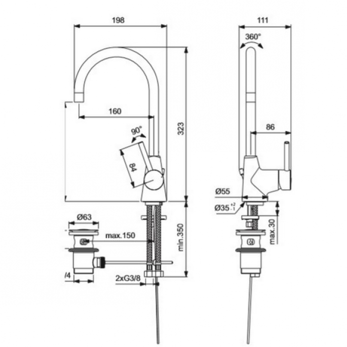    Ideal Standard Ceraline BC195AA