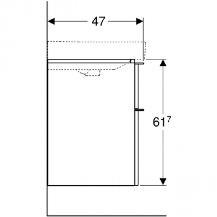    Geberit Smyle Square 500.354.00.1  