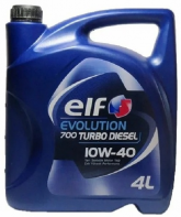 Масло моторное полусинтетическое ELF Evolution 700 Turbo Diesel 10W40 4 л 10140501