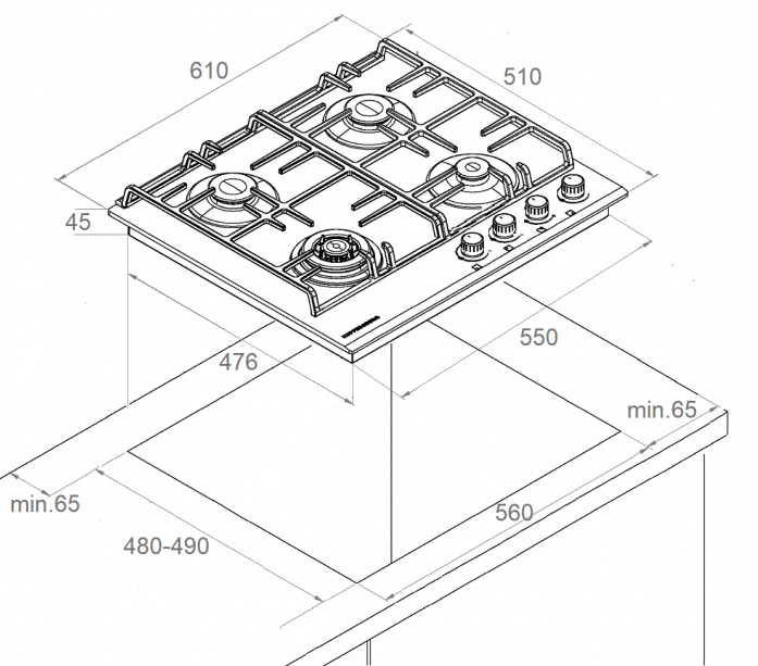    Kuppersberg FS 601 W silver