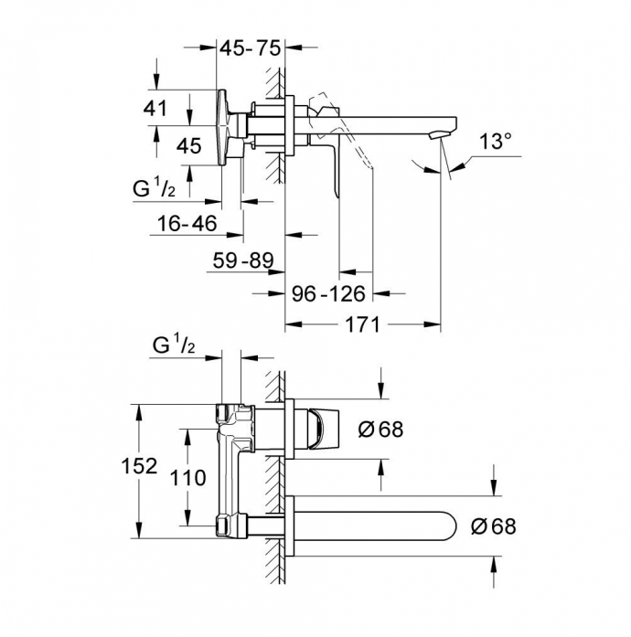    GROHE BauEdge 20474000