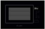 Встраиваемая микроволновая печь Lex Bimo 20.01 черный