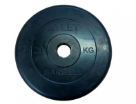 Диск обрезиненный MB Barbell Atlet 51 мм 20 кг MB-AtletB51-20