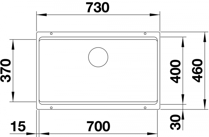   Blanco Etagon 700-U Silgranit PuraDur 525167 