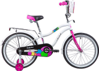 Детский велосипед Novatrack 20 Candy (2020) 205CANDY.WT9 белый