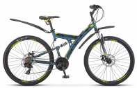 Горный велосипед Stels Focus MD (2020) V010*LU089832*LU083839*19" серый/жёлтый