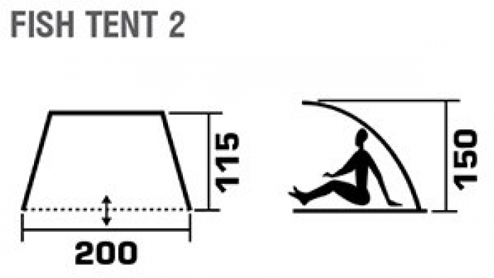   Jungle Camp Fish Tent 2 70880/000050412