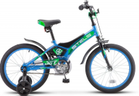 Детский велосипед Stels Jet 2019 16 Z010 (2019) 9 голубой/зелёный LU084499