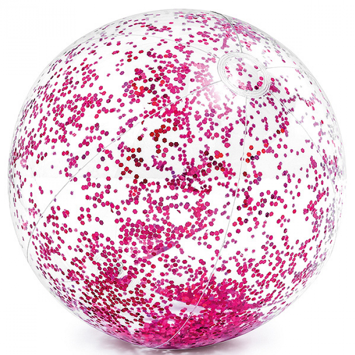 Надувной мяч Intex Прозрачный блеск 71 см 58070