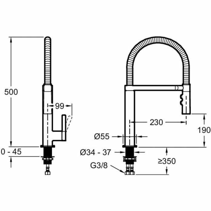  Jacob Delafon SPIRALE E23310-CP    