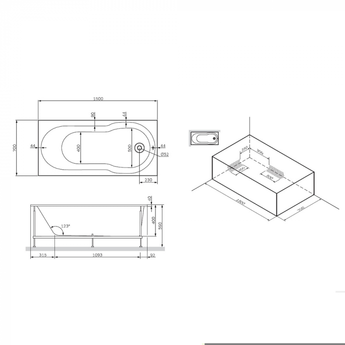    Am.Pm X-Joy W88A-150-070W-R 