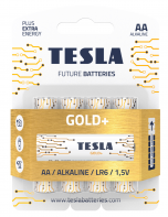 Щелочные батареи TESLA Gold AA+ 4ks