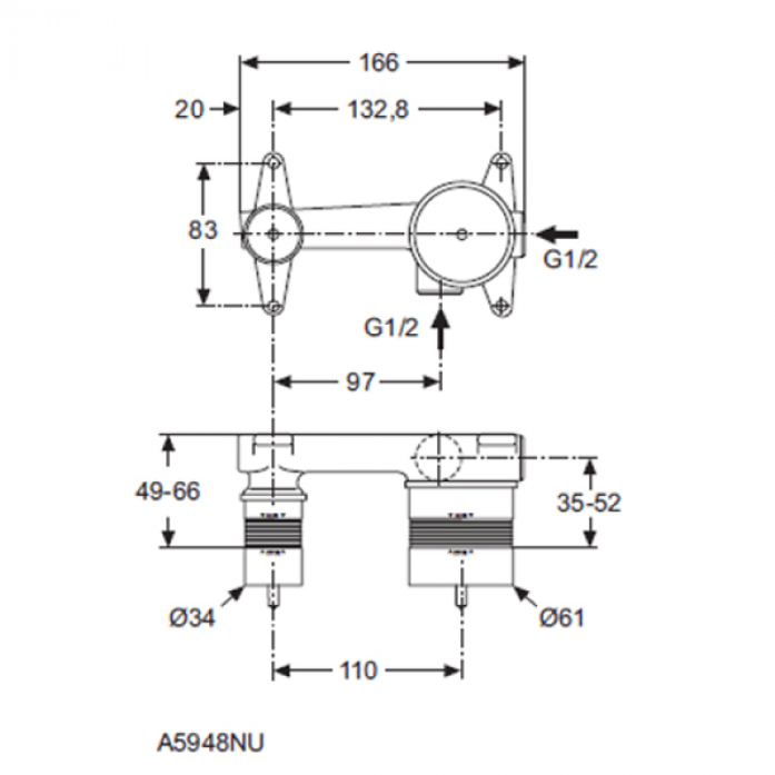    Ideal Standard Strada/Melange A5948NU