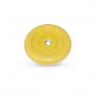 Диск обрезиненный MB Barbell Диск обрезиненный d 26 мм цветной 1,25 кг (жёлтый)