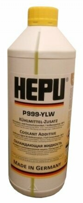 Антифриз HEPU Coolant концентрат желтый 1,5 л P999-YLW