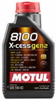   MOTUL 8100 X-cess GEN2 5W40  1  109774