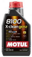   MOTUL 8100 X-CLEAN GEN2 5W40 1  109761