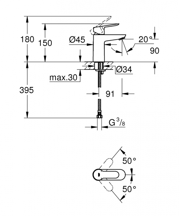    GROHE BauEdge 23330000