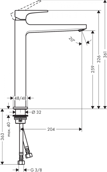    Hansgrohe Metropol 32512670  