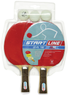 Набор для настольного тенниса StartLine Level 100* (2 ракетки + 3 мяча) 61-200