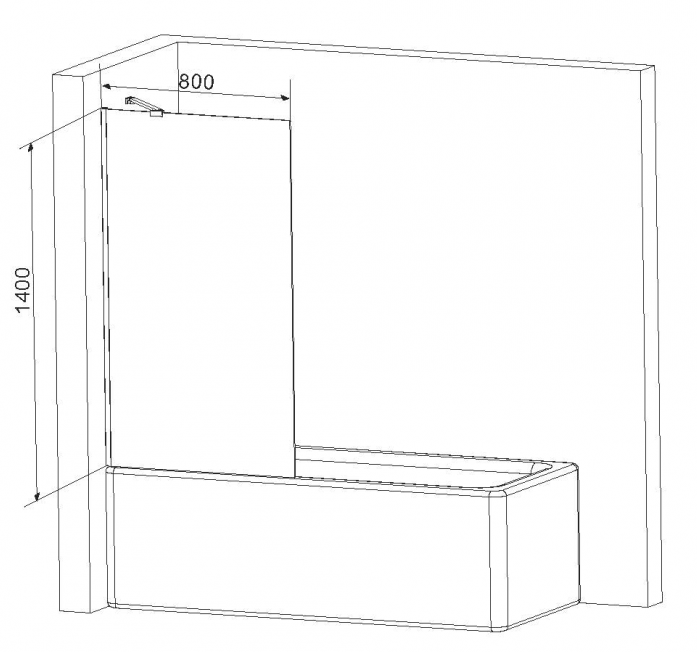     Am.Pm Gem W90BS-080-140CM