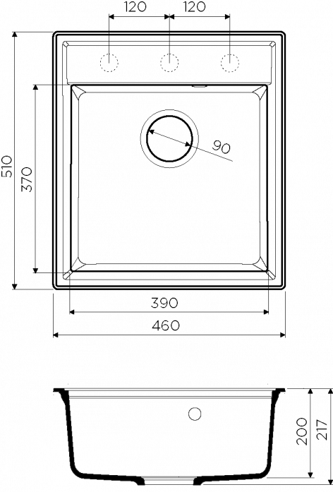   Omoikiri Daisen 46-CA  4993611