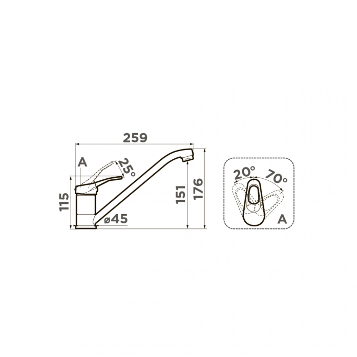    Omoikiri Kado-WH  4994164