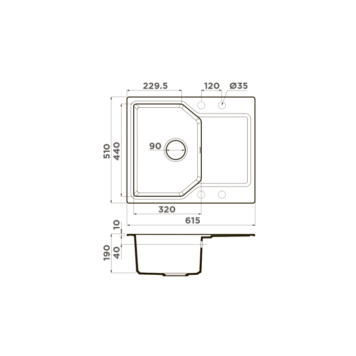   Omoikiri Yonaka 61-BE  4993632