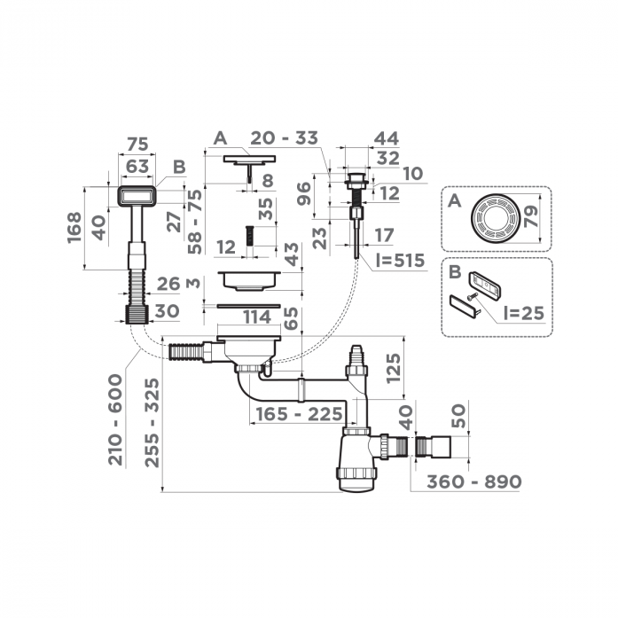    Omoikiri WK-1-LG-A (4956469)