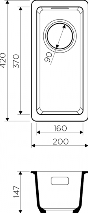   Omoikiri Kata 20-U-MA  4993370