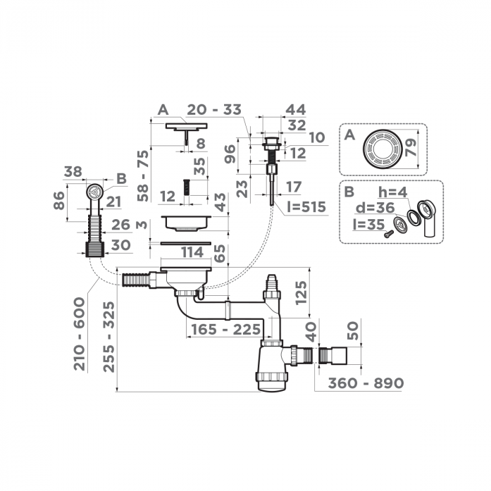   - Omoikiri       WK-1-R-IN-A 4956164