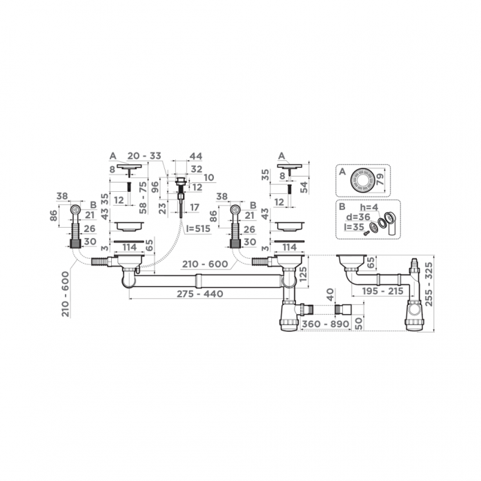     Omoikiri WK-2-R-IN-A 4956506