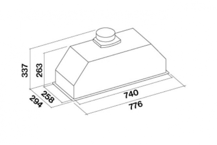   Falmec Gruppo Incasso Evo 70 P.E. (800/1280 3/) CGIW70.E11P2#ZZZI491F