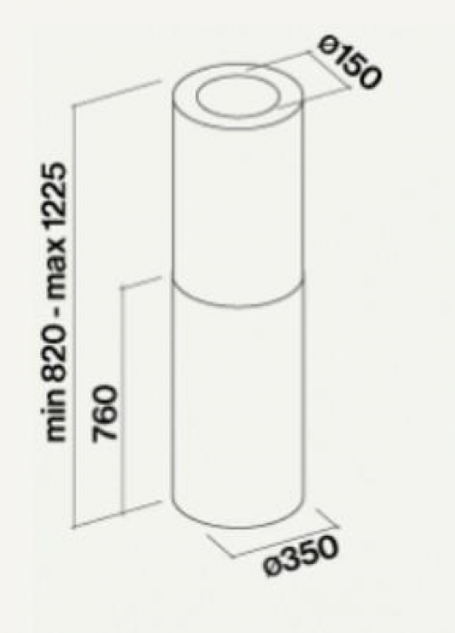   Falmec Polar Isola Gold 35 CPWI90.E4P2#ZZZC491F